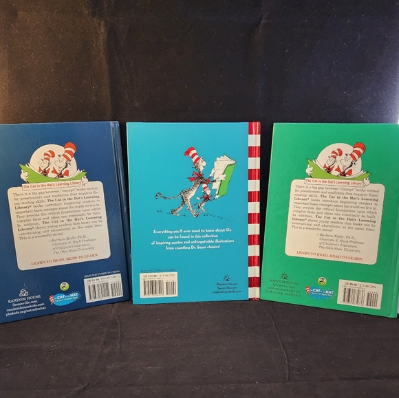 Set of 3 Dr. Seuss Children's Books The Cat in the Hat's Learning Library - Picture 2 of 12